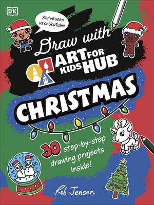cover image of Draw with Art for Kids Hub Christmas